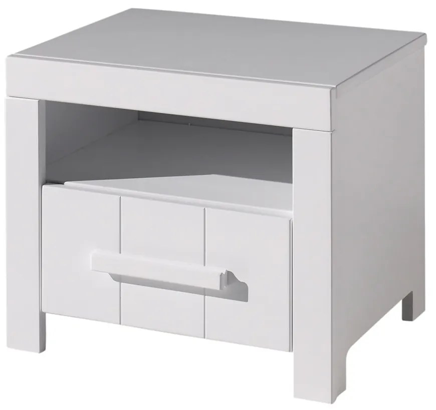Erik fehér gyerek éjjeliszekrény - Vipack