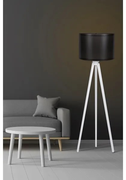 Állólámpa AYD 1xE27/60W/230V fekete/fehér