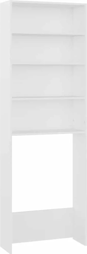 vidaXL fehér mosógépszekrény 64 x 24 x 190 cm