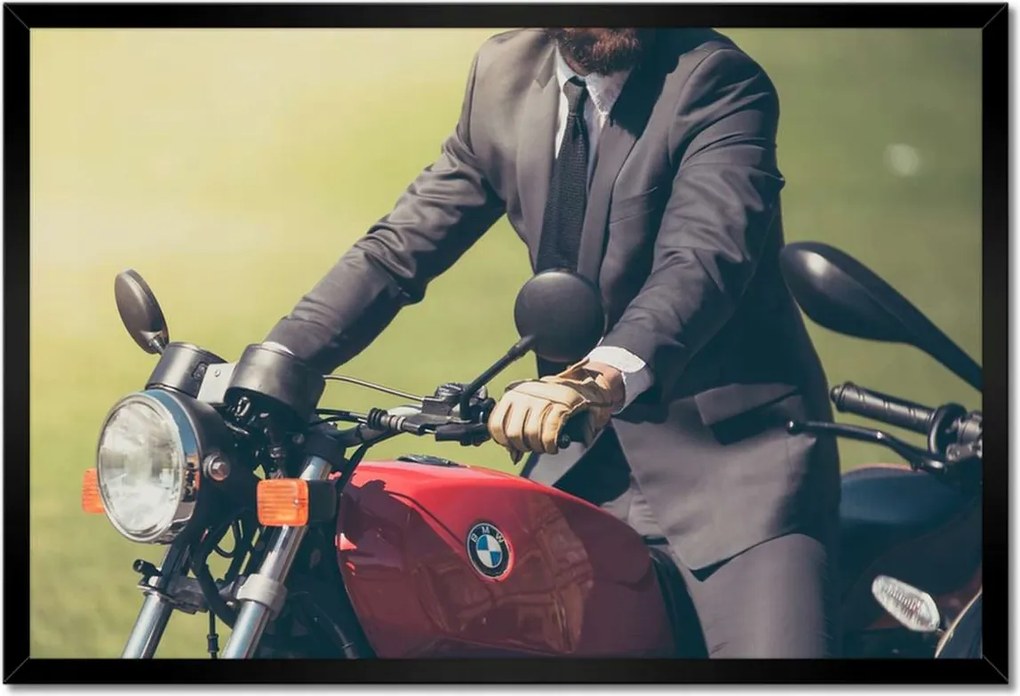 Poszterek keretben 60x40 Motorkerékpár Bmw Klasszikus