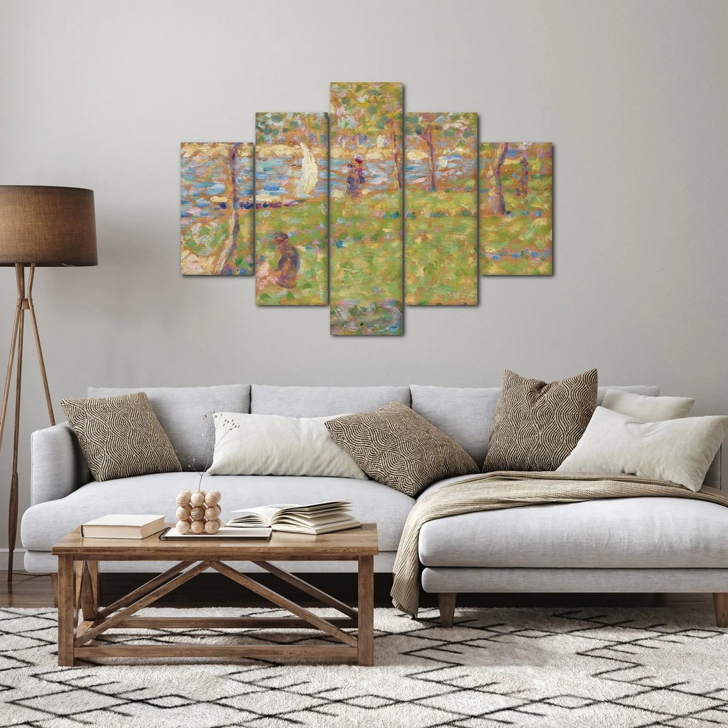 Kép - Georges Seurat, Study for "La Grande Jatte", reprodukciók (150x105 cm)