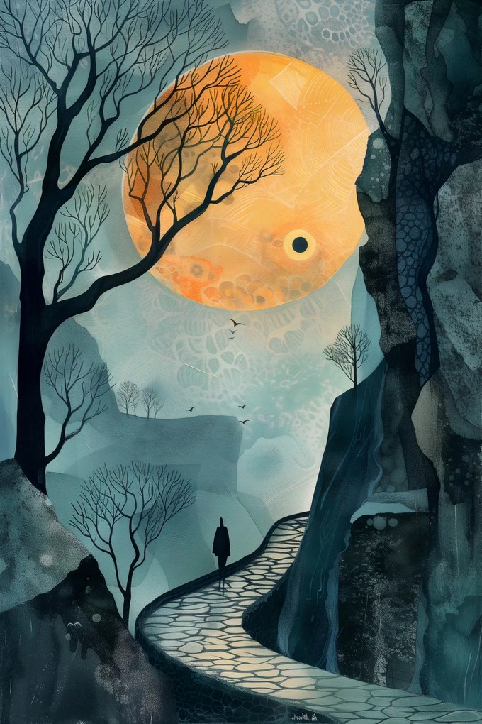 Poszter 20x30cm Az út rejtélye cél nélkül