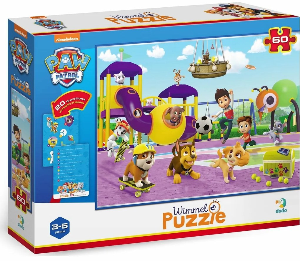 Dodo Puzzle Mancs őrjárat: Sétán, 60 darab