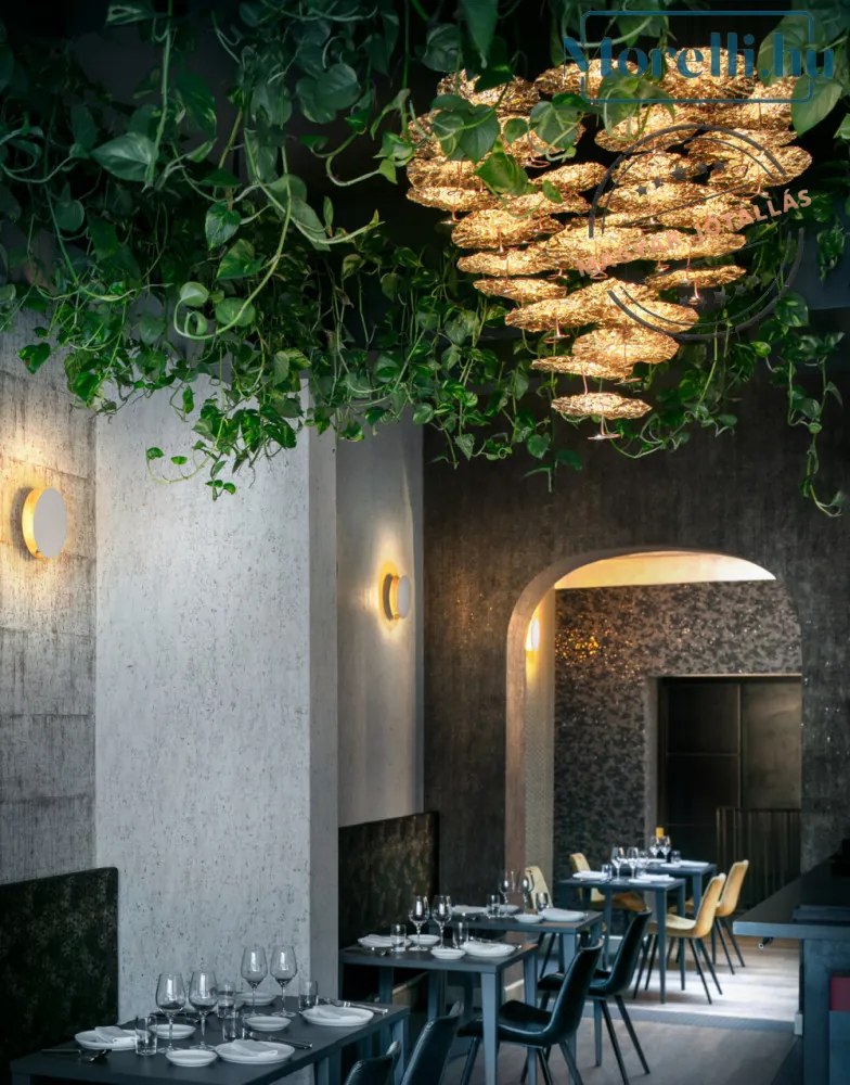 CATELLANI & SMITH CGM35CLVO GOLD MOON Modern Csillár LED IP20