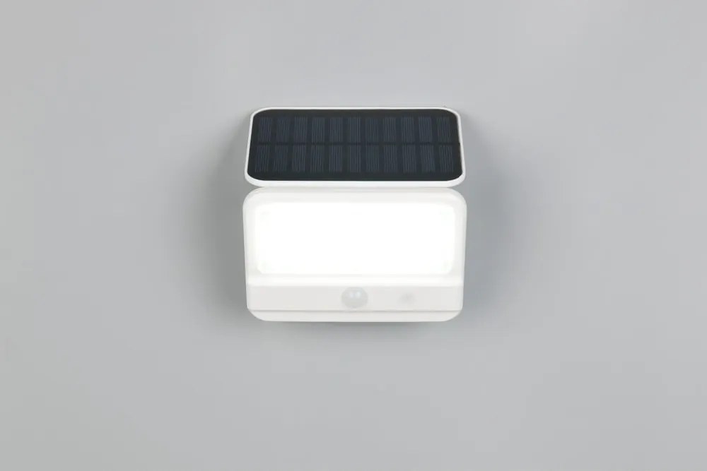 Napelemes LED fali kültéri lámpa (magasság 9 cm) Viamao – Reality