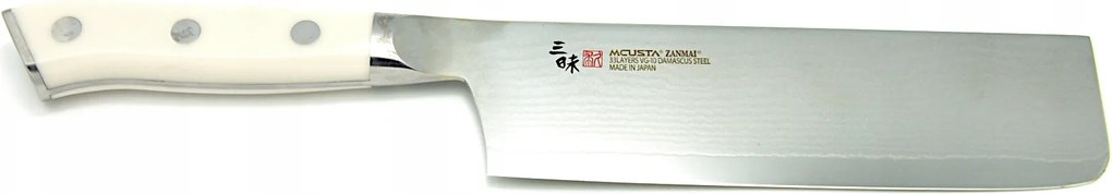 Japán kés Nakiri 165 Mcusta Zanmai Classic Damascus acél VG-10