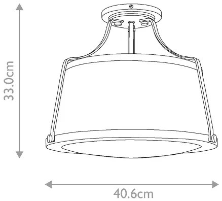 Hinkley - Felületre szerelhető csillár CHARLOTTE 3xE27/75W/230V sárgaréz