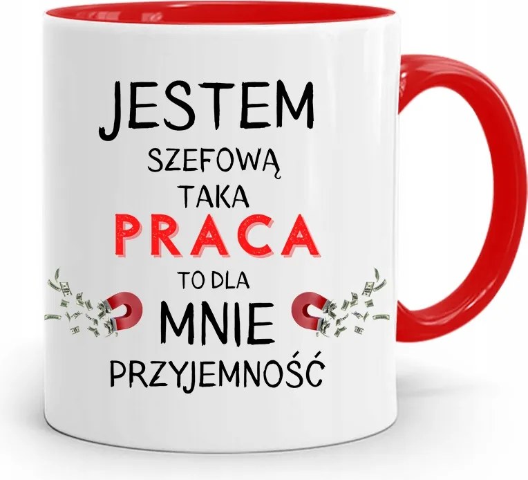 Piros Főnök Bögre Az Ilyen Munka Öröm A fényképes nyomtatással