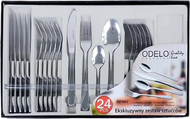 Ebédlő Evőeszköz Tartó Elvira Fényes Odelo 24EL