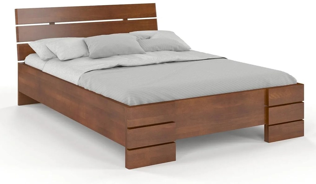 Franciaágy 160 cm Lorenskog High (bükk). 800250