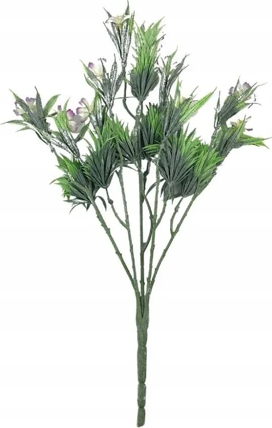 Csokor világos lila virágokkal 52 cm