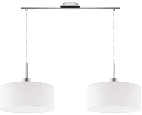 Eglo - LED TUNJA függeszték 2xE27/60W/230V fehér