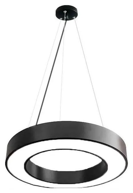 LED dimmelhető csillár zsinóron LED/45W/230V 3000-6500K fekete + távirányítás