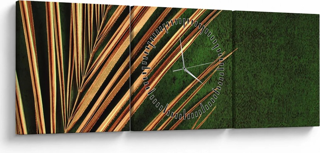 Kép levéllel (órával) (90x30 cm)