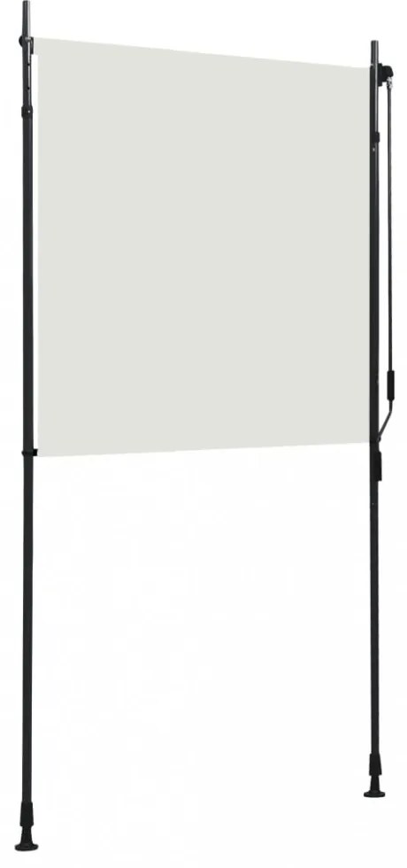 krémszínű kültéri roló 120 x 270 cm