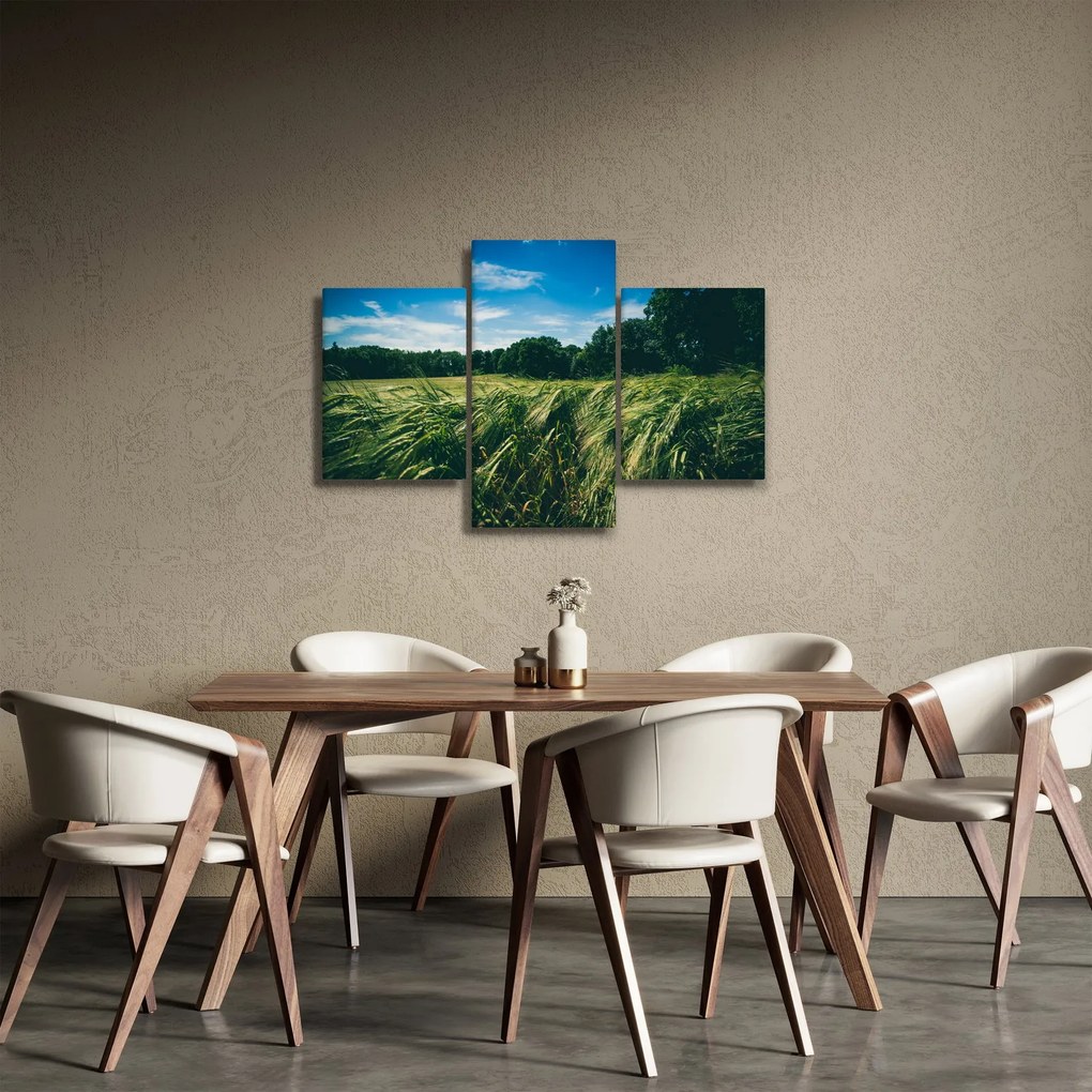 Rét és az erdő képe (90x60 cm)