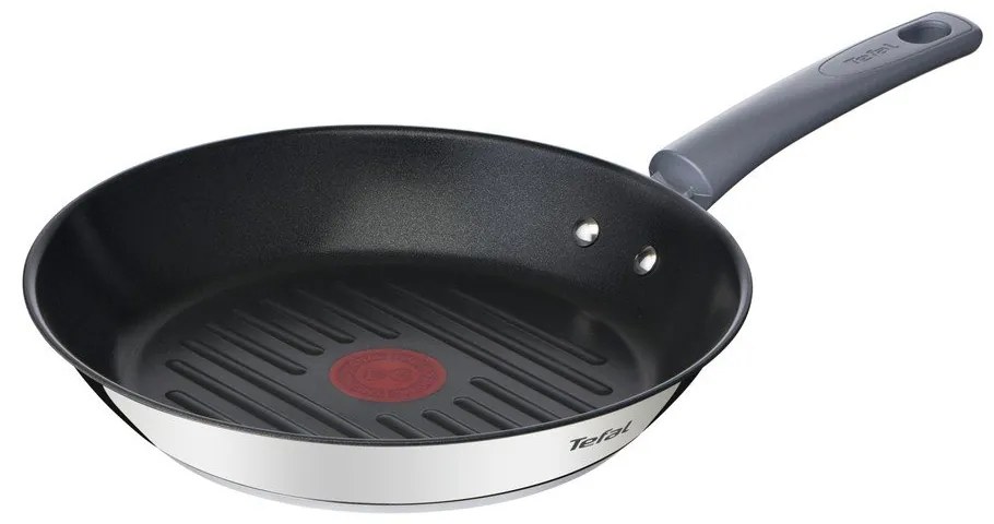 Grill rozsdamentes acél serpenyő tapadásmentes felülettel ø 26 cm Daily Cook G7314055 – Tefal