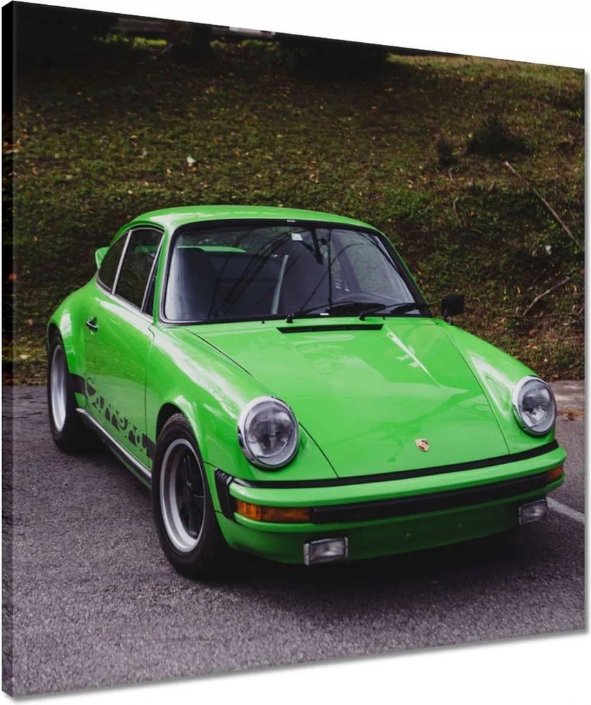 Vászonkép 50x50 Zöld Prosche SportCar