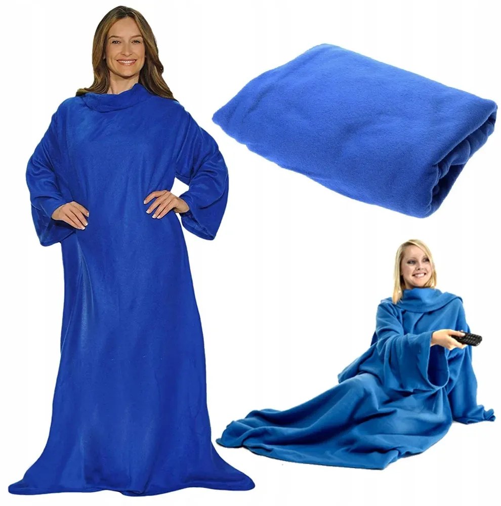 Hosszú TV nézős takaró ujjakkal - blue