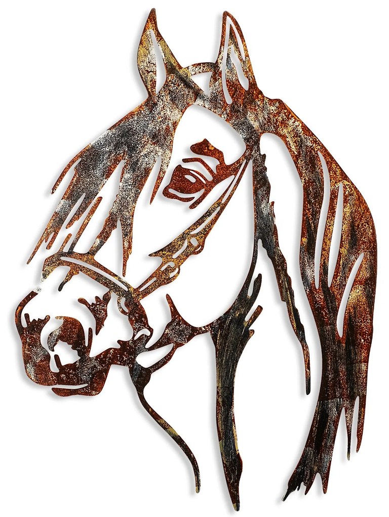 Fém fali dekoráció, Horse - 3