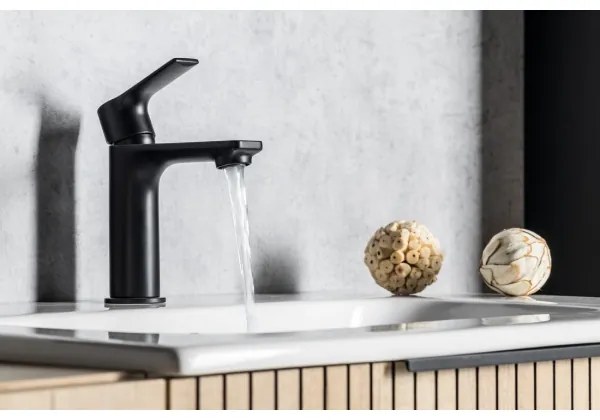 Sapho - Mosdócsap PAX 16,5 cm matt fekete