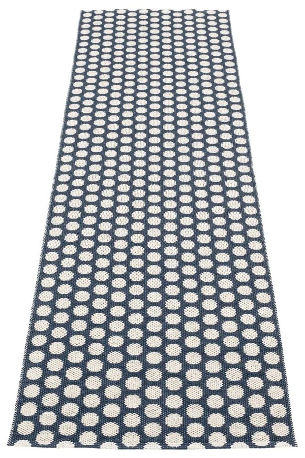 Sötétkék kültéri-beltéri futószőnyeg 70x250 cm Noa Dark Blue – Pappelina