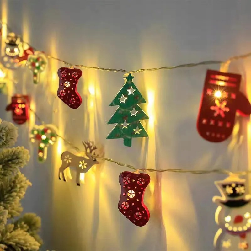 Led Karácsonyfa Lámpa Rénszarvas Csengő Girland Ablak Függöny Karácsonyi 200CM