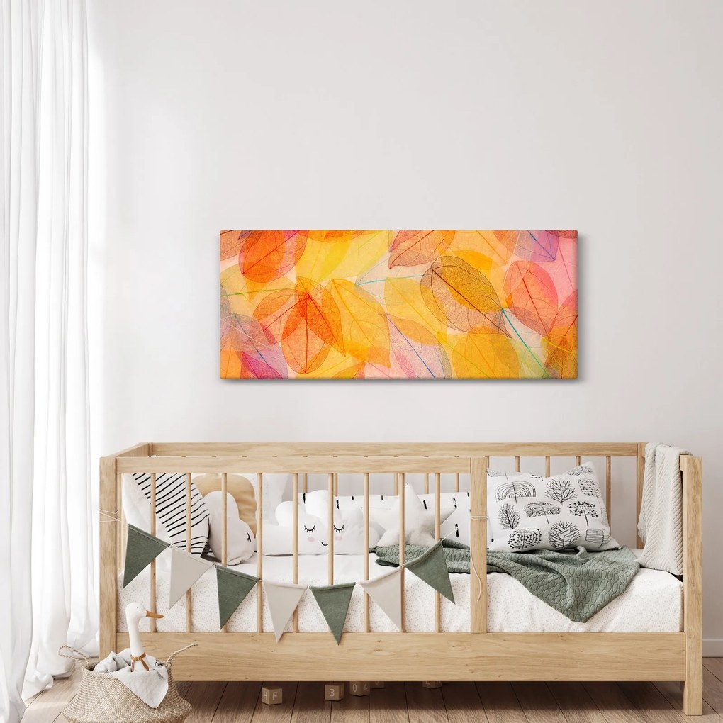 Kép - Háttér az őszi levelekből (120x50 cm)