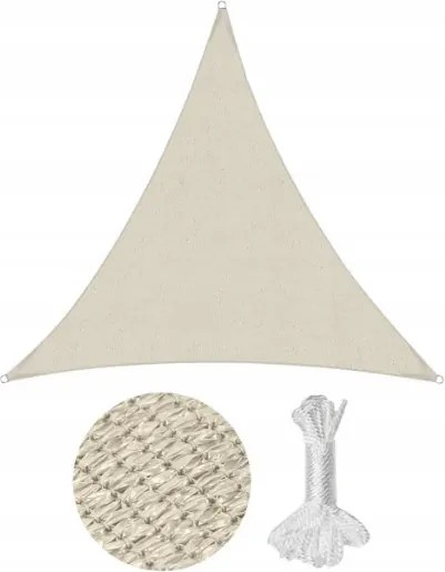 Kerti Napvitorla Napellenző Napellenző 300 x 300 x 300 Cappucino