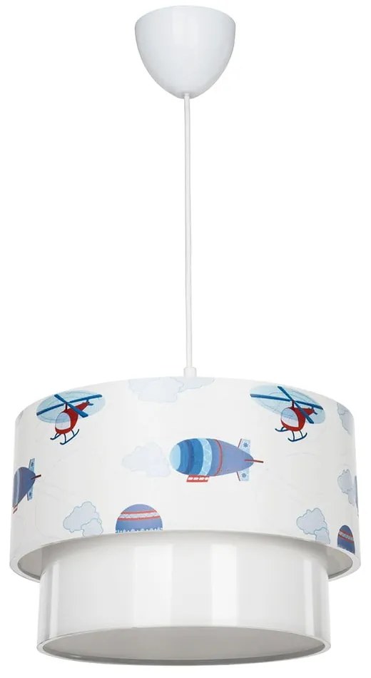 Fehér-kék gyerek lámpa – Squid Lighting
