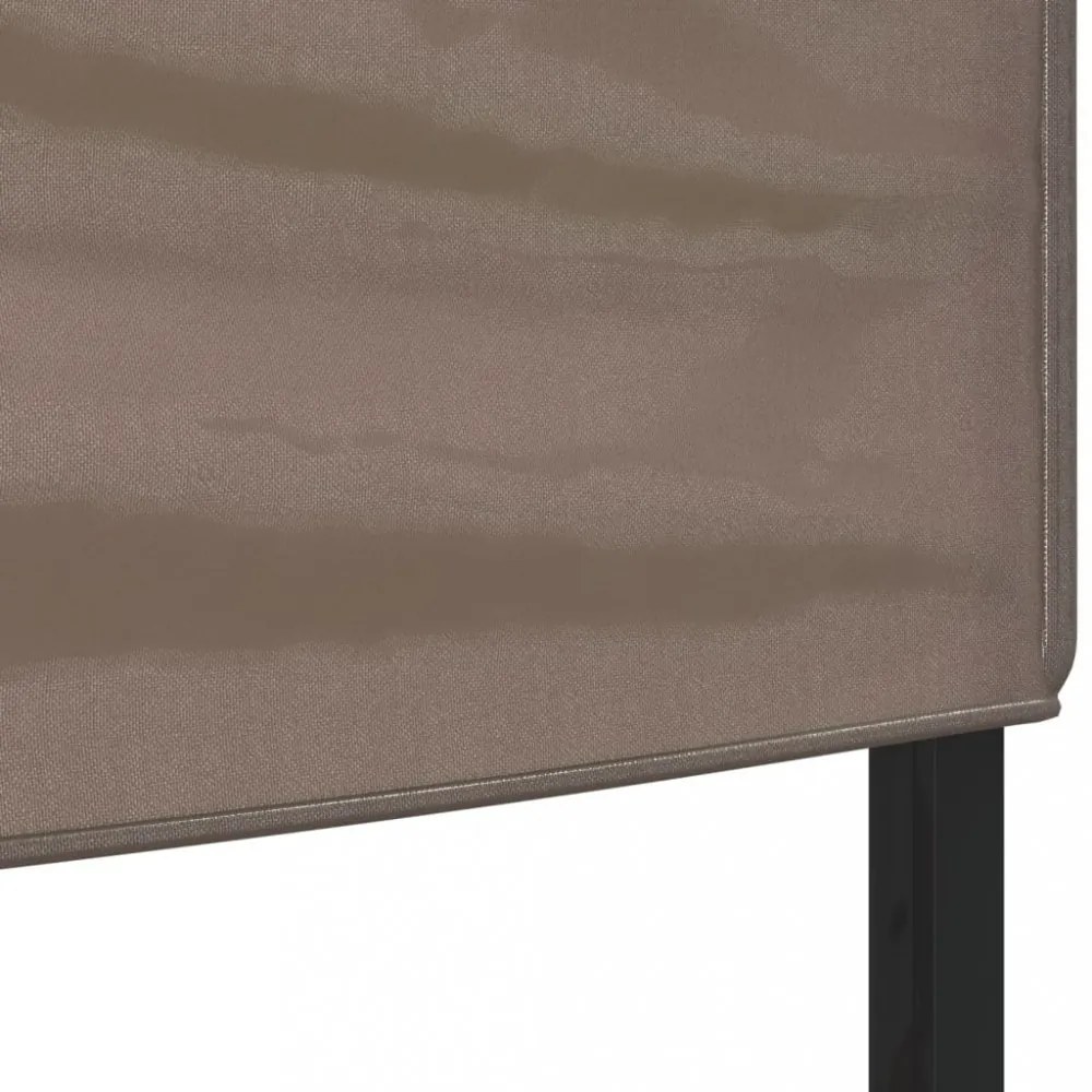 tópszínű összecsukható rendezvénysátor 3 x 6 m