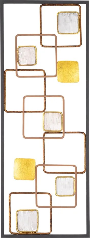 Fém fali dekoráció, 74×28 cm – TR891TNL1839