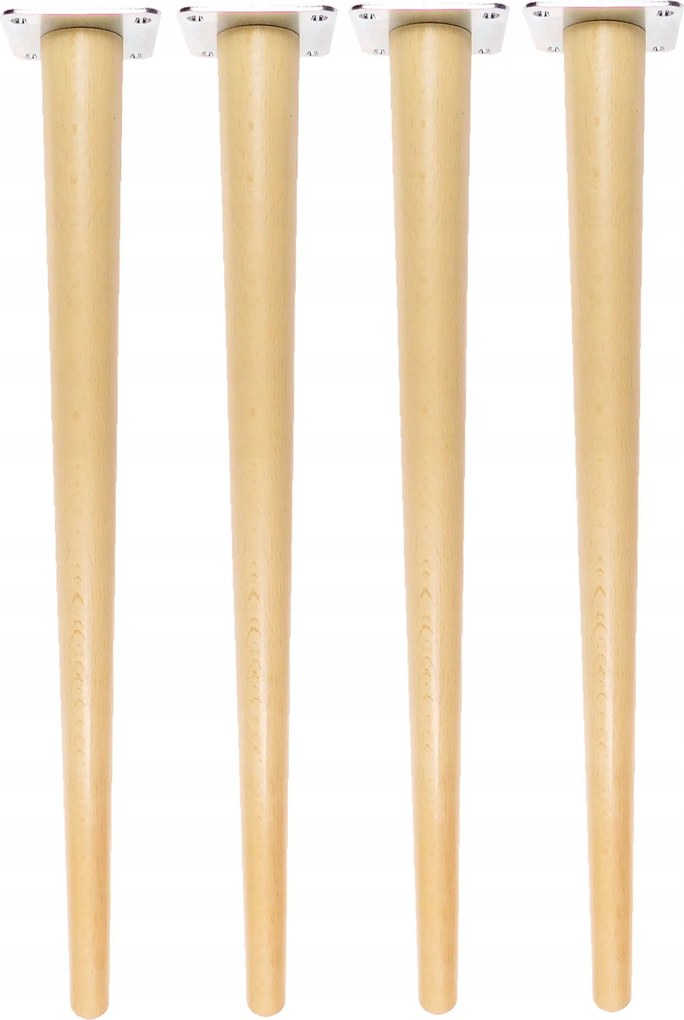 Bükk asztali lábak 74cm nyers, egyenes, rögzítővel asztal, íróasztal, Diy