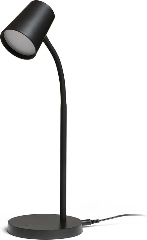 RENDL VERINA asztali lámpa fekete 230V LED 4.5W 100° 3000K