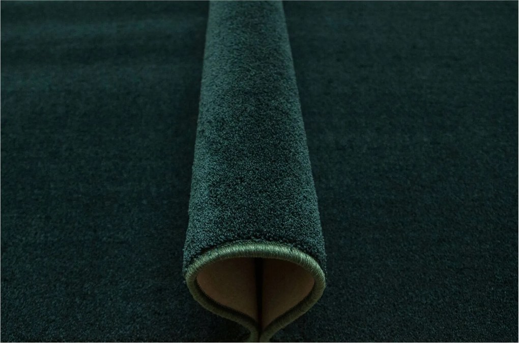 Szőnyeg Fényes Sötét Üveg Zöld Puha Gyapjú Eternity 250x300 cm