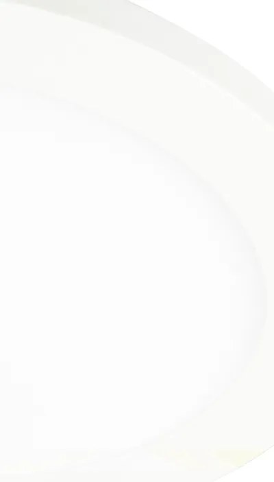 Mennyezeti lámpa fehér 22,5 cm, LED-del, 3 fokozatú fényerő-szabályzóval, IP44 - Steve