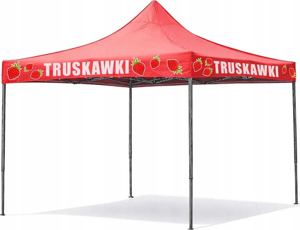 Pavilon Kerti Kereskedelmi Vendéglátó Sátor Expressz Eper 3x3M