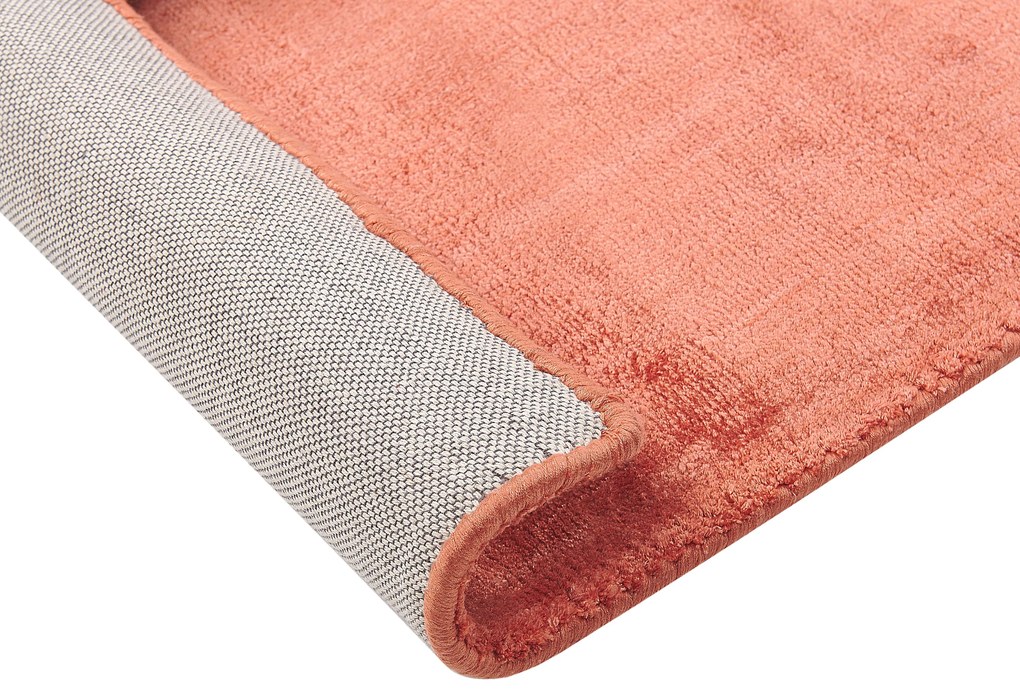 Narancssárga rövid szálú szőnyeg 160 x 230 cm GESI II  Beliani