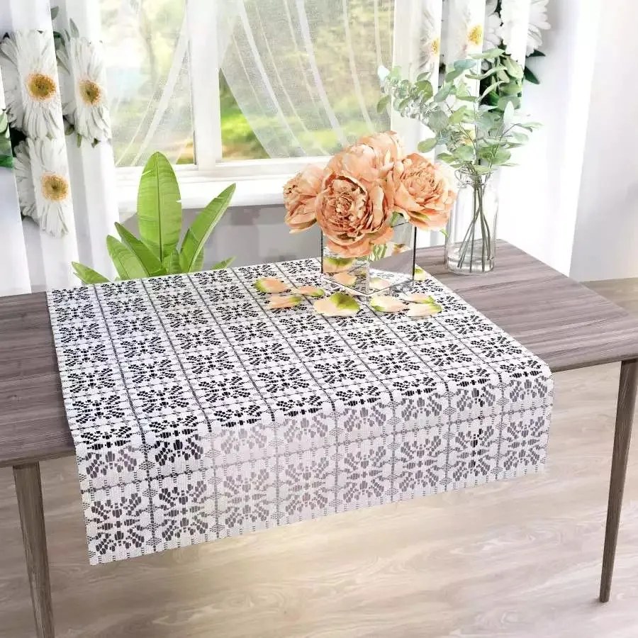 Mg Ola jacquard futófelület 40x120 Fehér lengyel