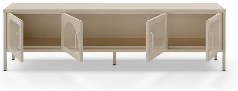 Krémszínű TV-állvány 180x50 cm Tayra – Marckeric
