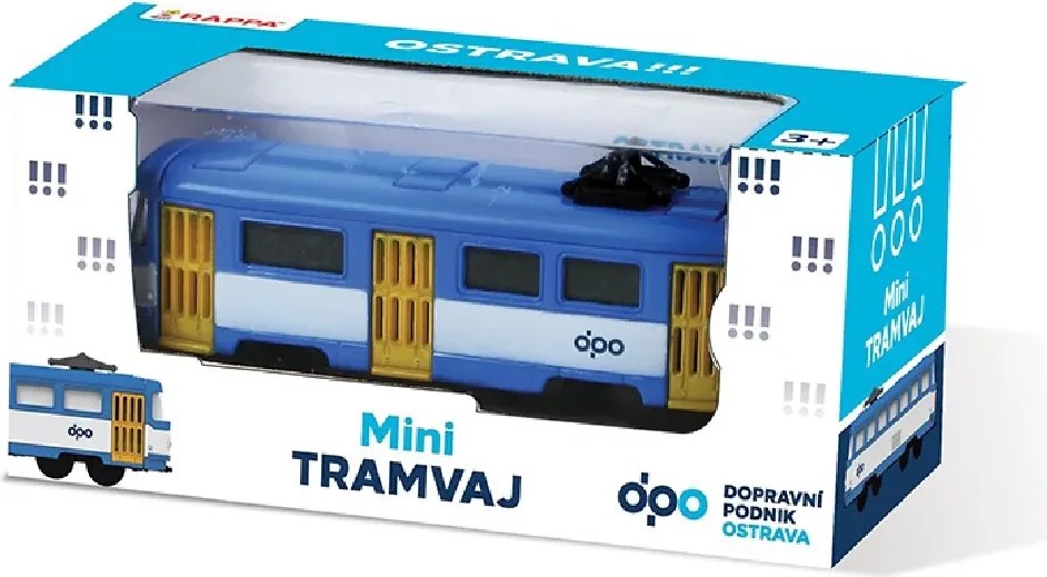 RAPPA Tatra T3 fém mini villamos - DPO Ostrava - 8,5 cm - Rappa