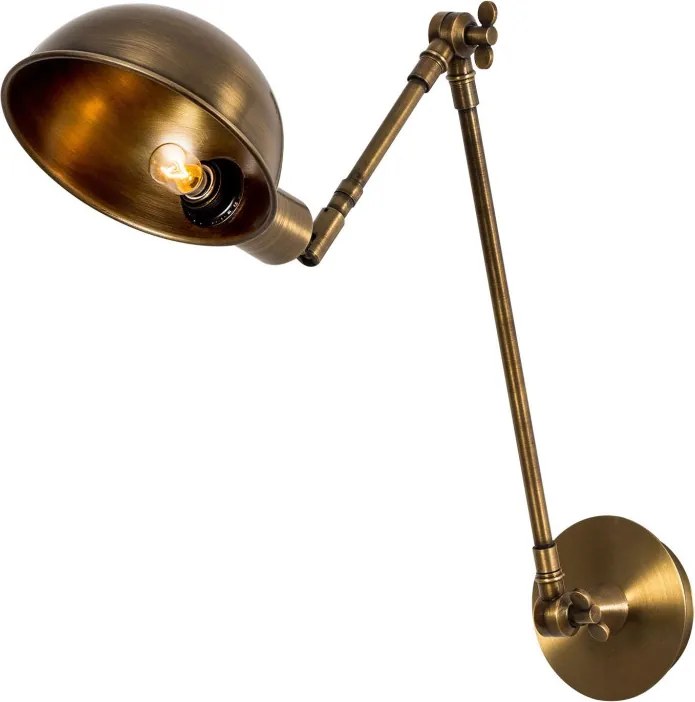 Sivani MR-657 vintage réz fém falilámpa