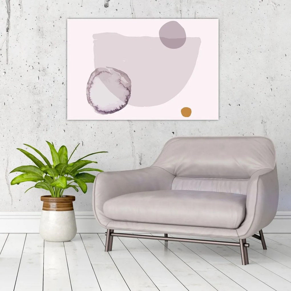 Kép - Lila minimalizmus N⁰2 (90x60 cm)