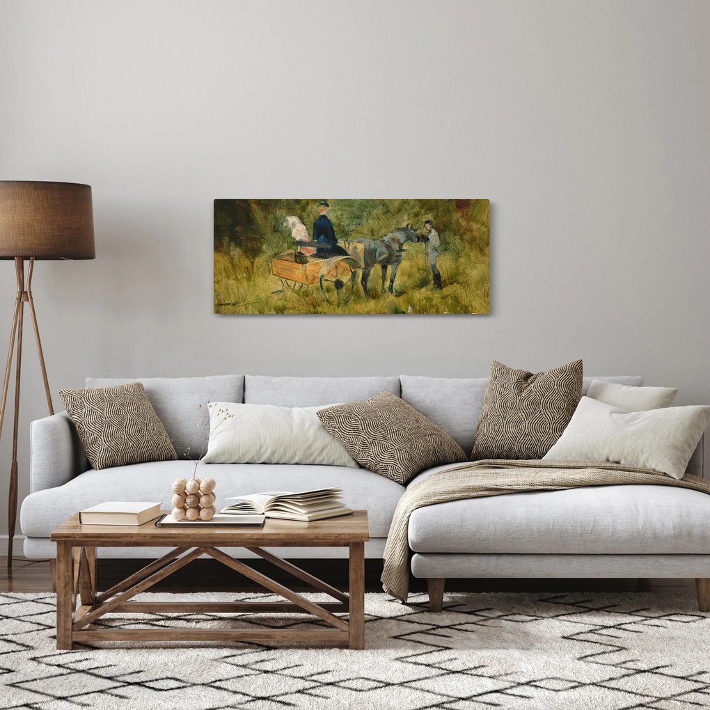 Kép - Henri de Toulouse-Lautrec, The Trap, reprodukciók (120x50 cm)