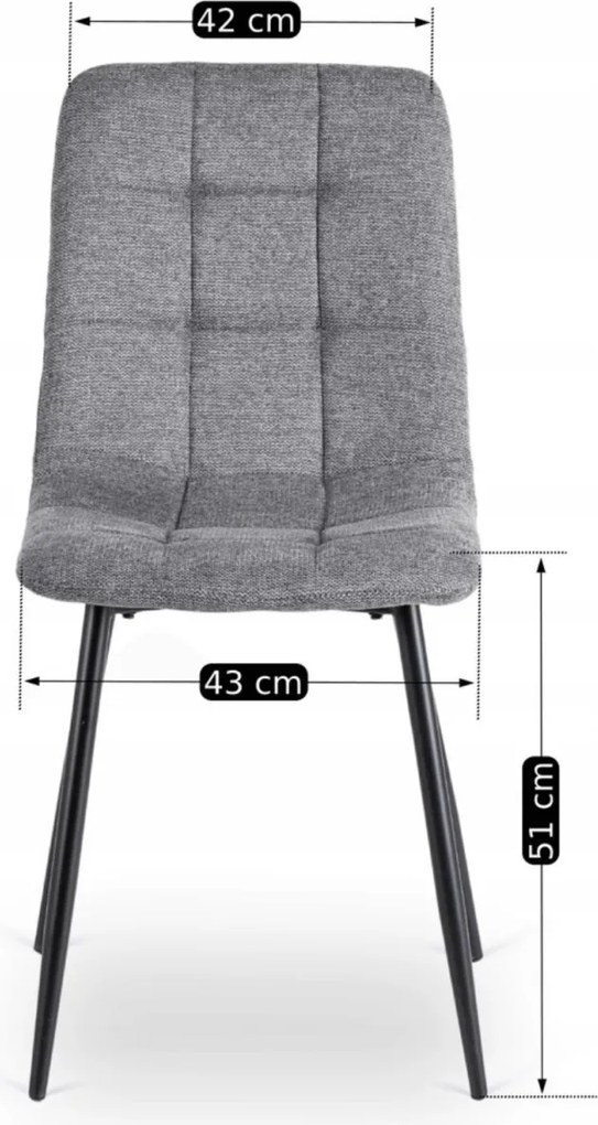 Szék szürke színben. PERU 2