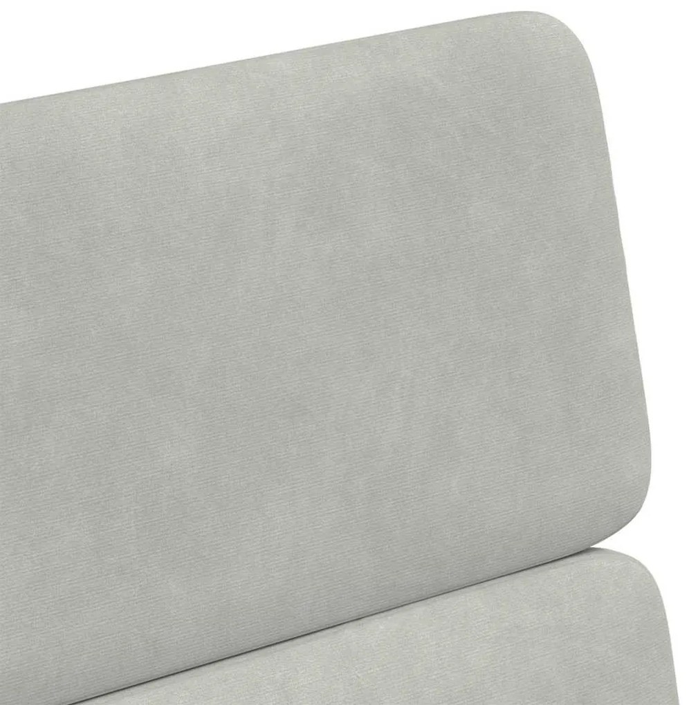 Kerekes Étkező Székek 2 pcs Világosszürke 58 x 65 x 98 cm