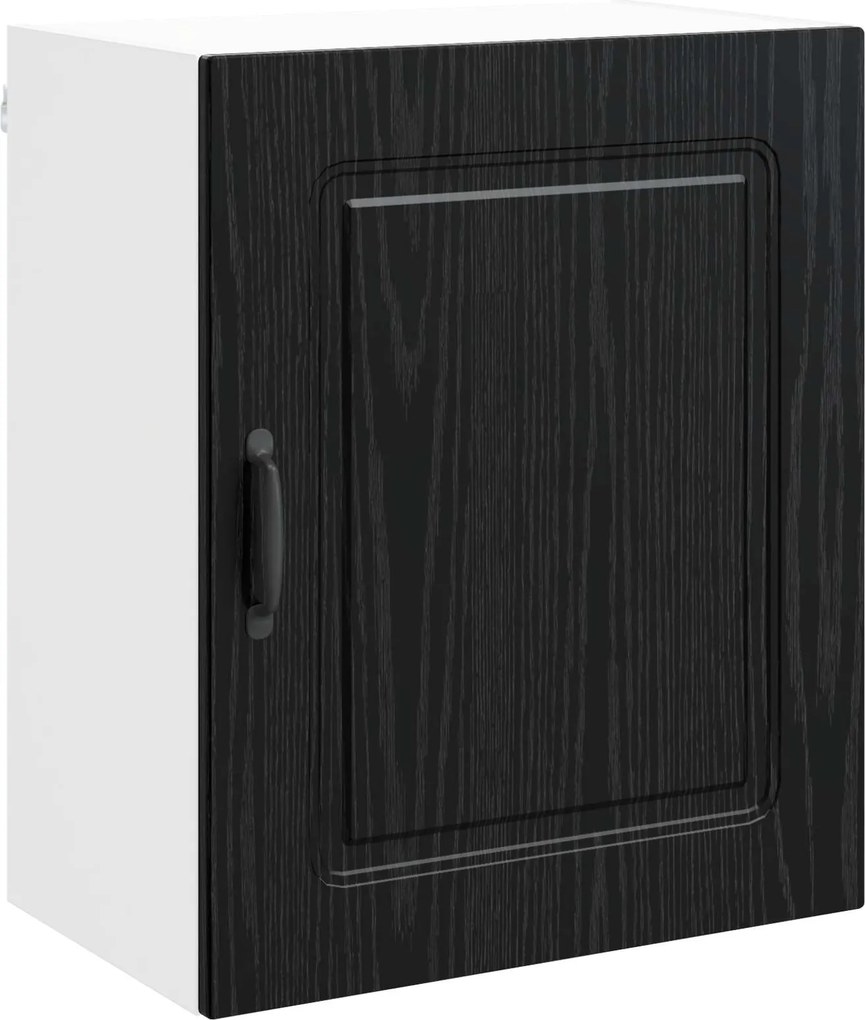 vidaXL Konyhaszekrény Kalmar Fekete tölgy 50 x 31 x 60 cm Faanyag