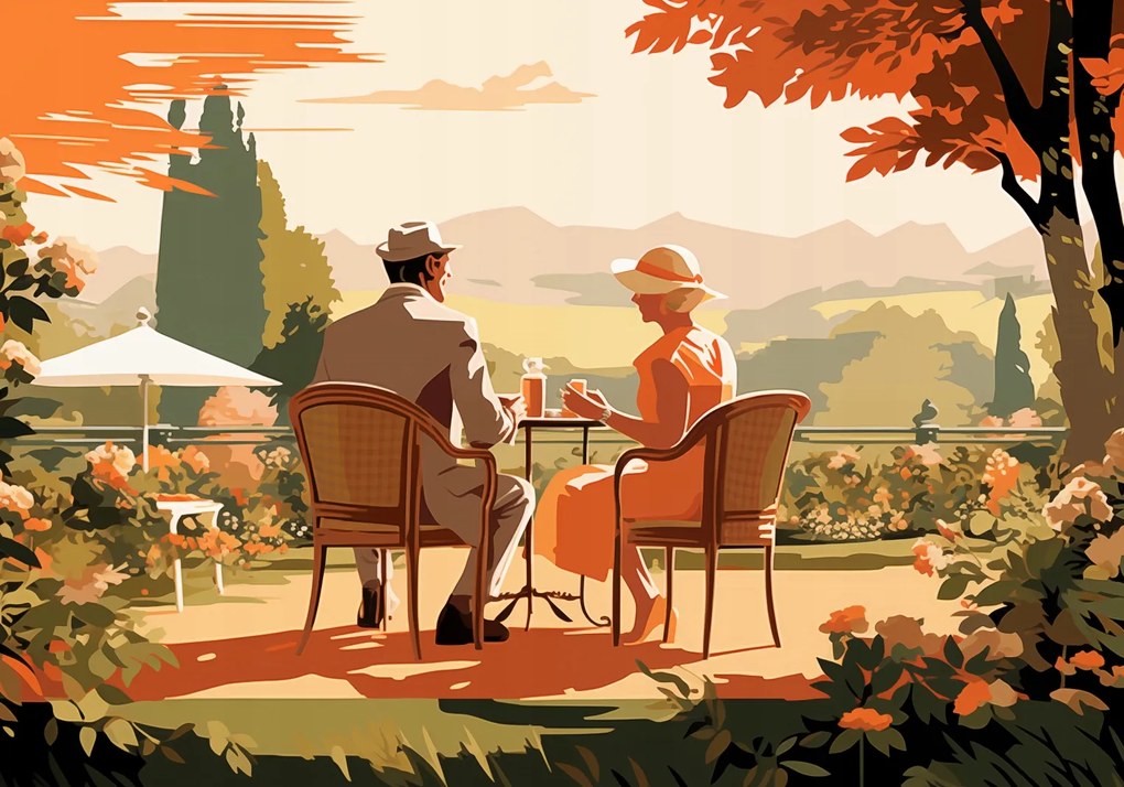 Poszter 100x70cm Retro Randi