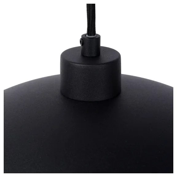 Lucide 45496/01/30 - Csillár zsinóron SIEMON 1xE27/40W/230V fekete