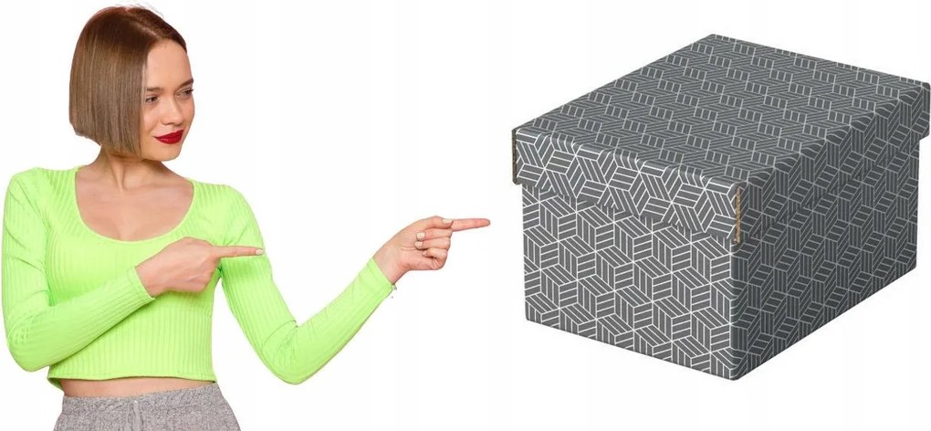 Tároló dobozok Esselte S 3 db, szürke